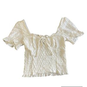 Urban Romantics Lace Up Crop Top Women’s Size S